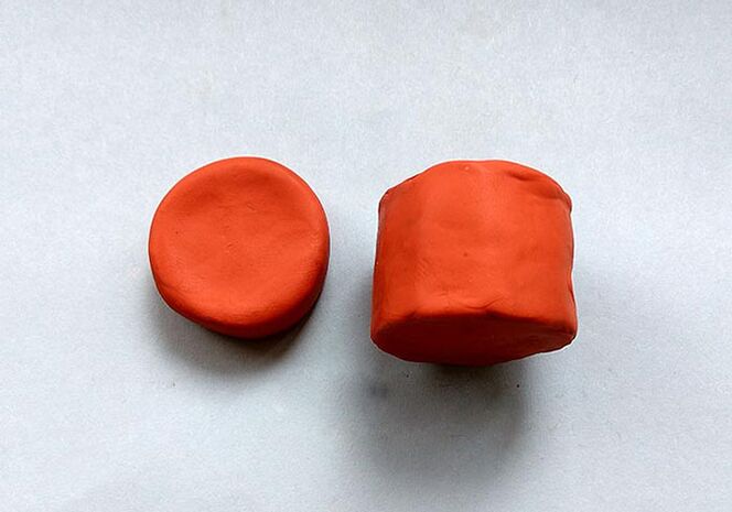 Plasticine material for the production of artificial phallus